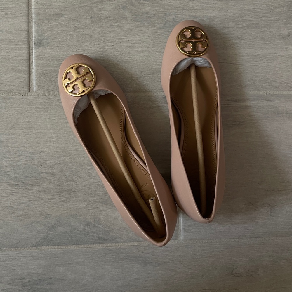 Tory Burch Chelsea 50mm ballerina pump in pink